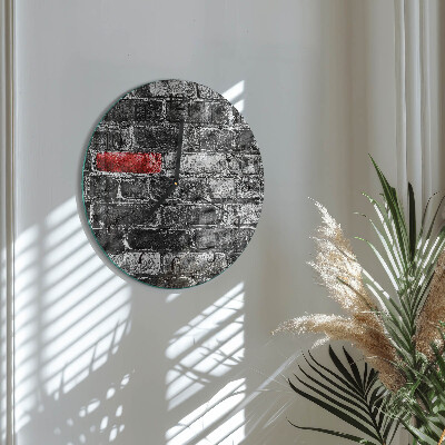 Round wall clock Brick