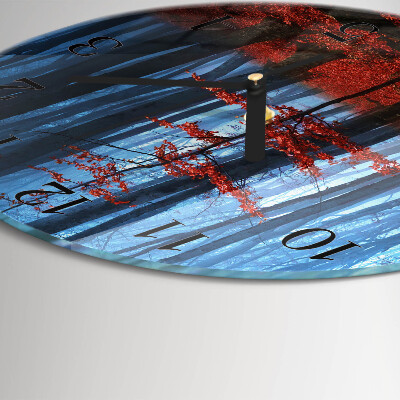 Round wall clock Darkness