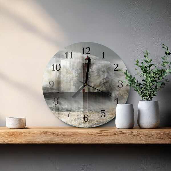 Round wall clock Storm