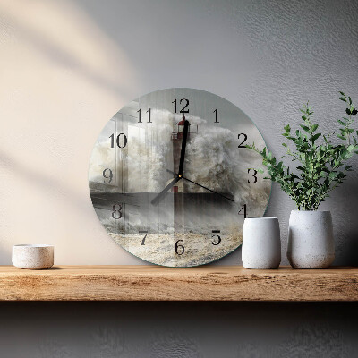 Round wall clock Storm