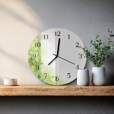 Round wall clock Nature