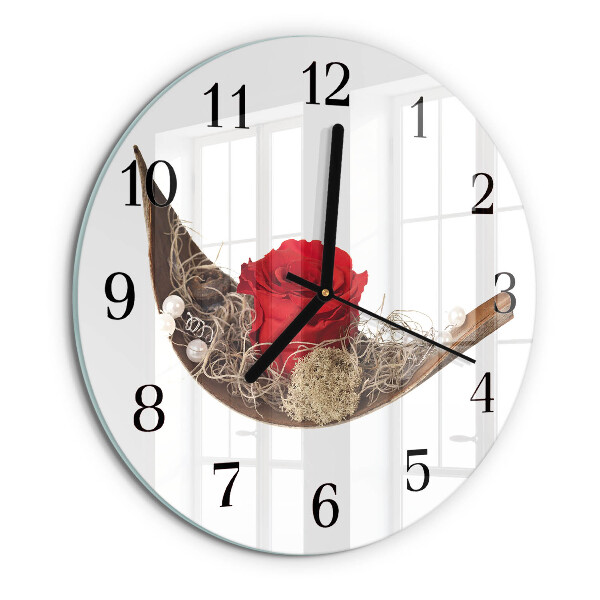 Round wall clock Rose