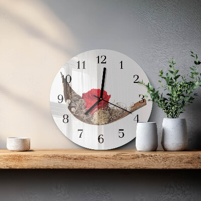 Round wall clock Rose