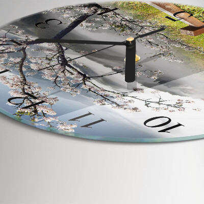Round wall clock Spring