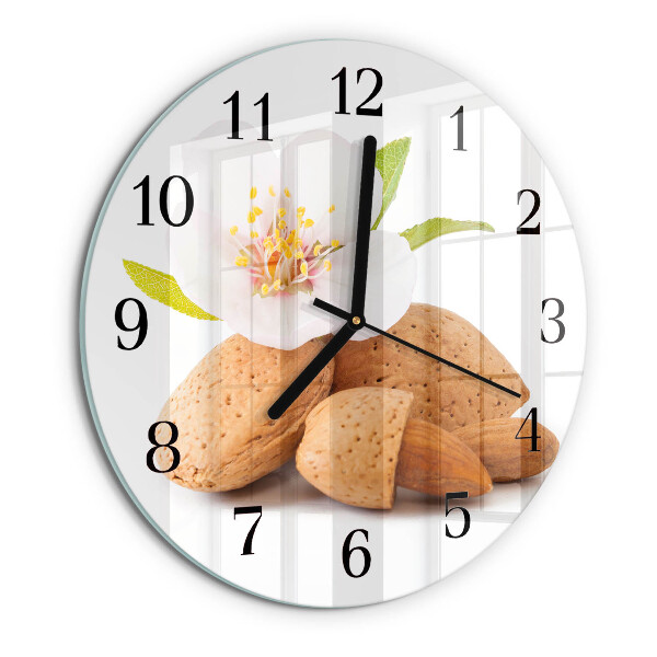 Round wall clock Almonds