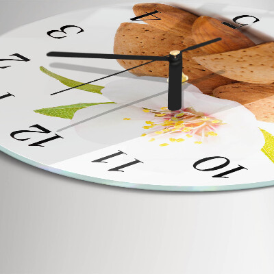 Round wall clock Almonds