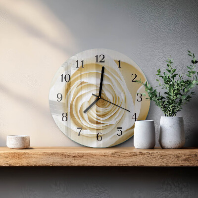 Round wall clock Rose