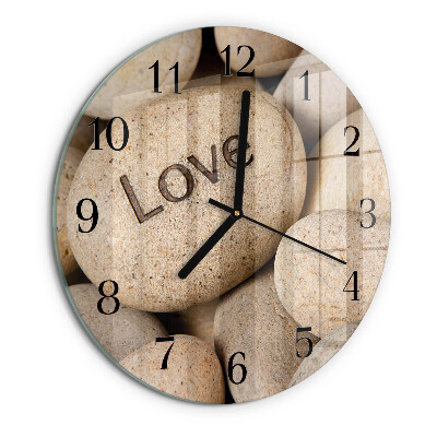 Round wall clock Stones