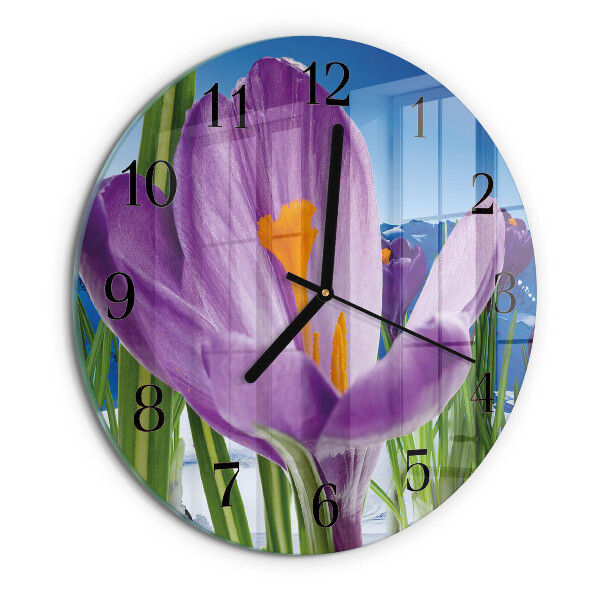 Round wall clock Spring