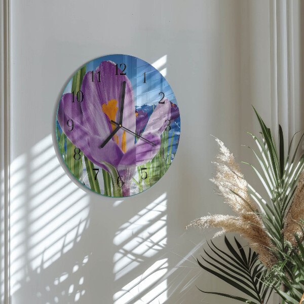 Round wall clock Spring