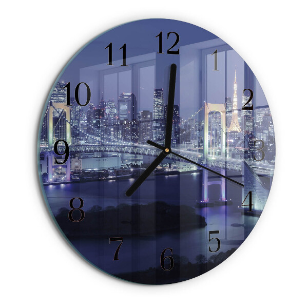 Round wall clock Bridge
