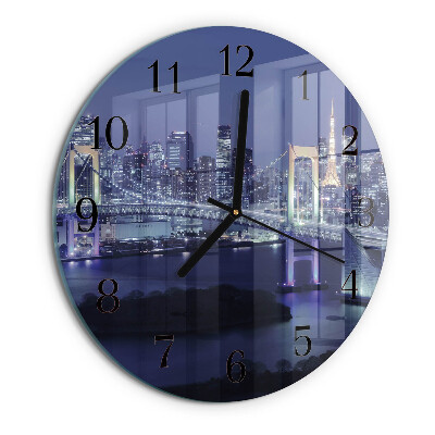 Round wall clock Bridge