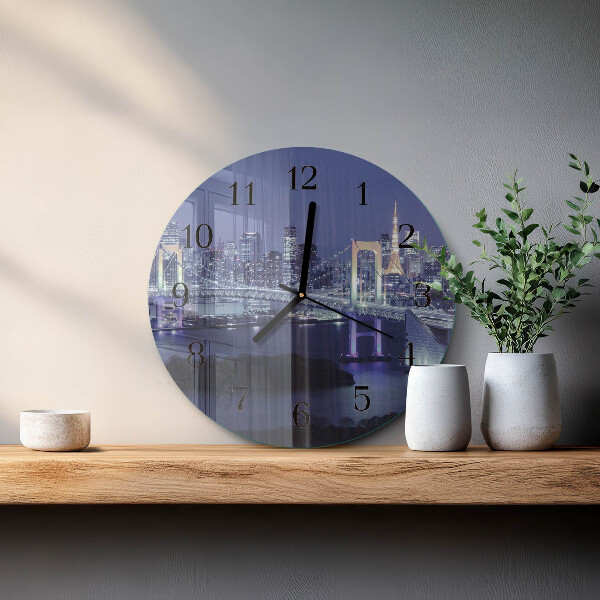 Round wall clock Bridge
