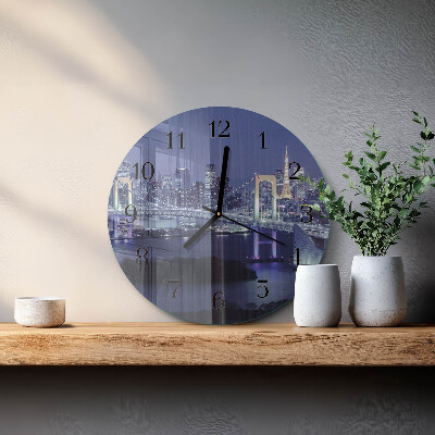 Round wall clock Bridge