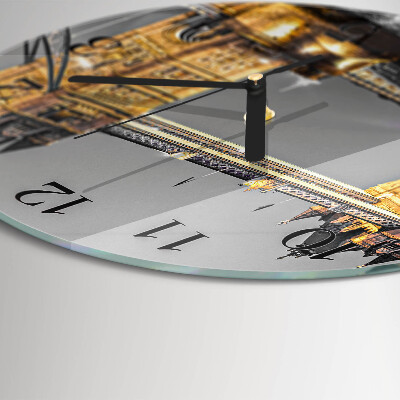 Round wall clock Tower Bridge