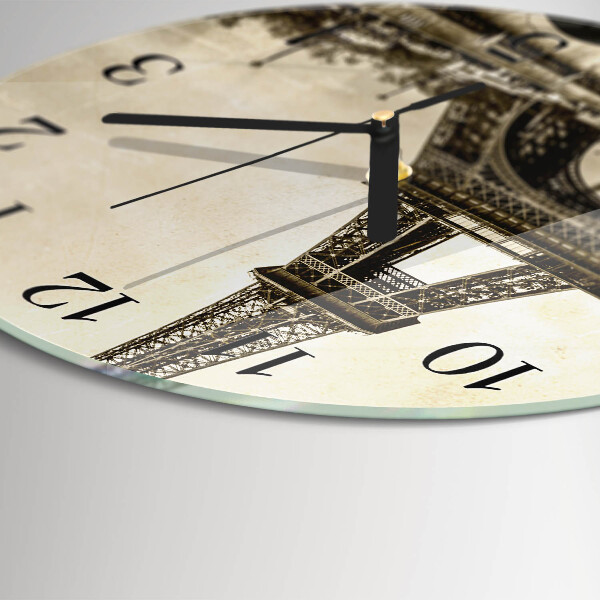 Round wall clock Paris