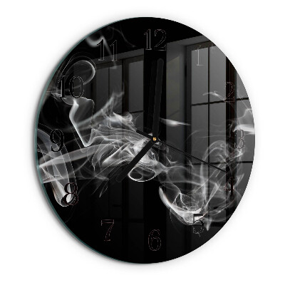 Round wall clock Smoke