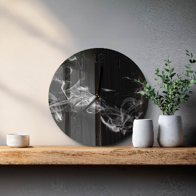 Round wall clock Smoke