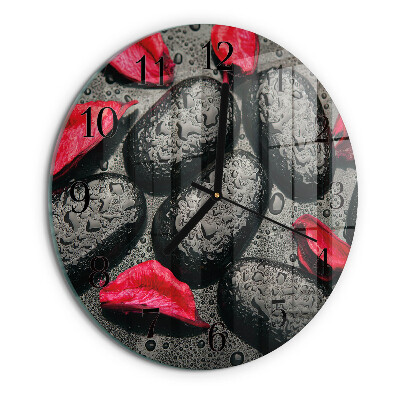 Round wall clock Stones