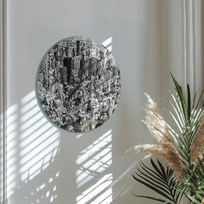Round wall clock Horizon