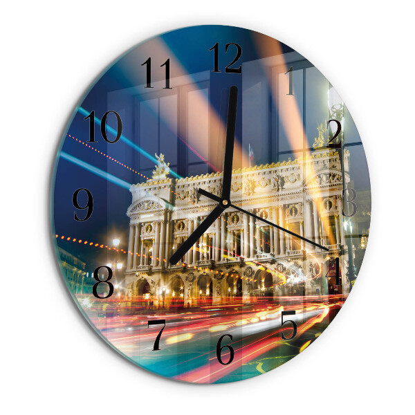 Round wall clock Light