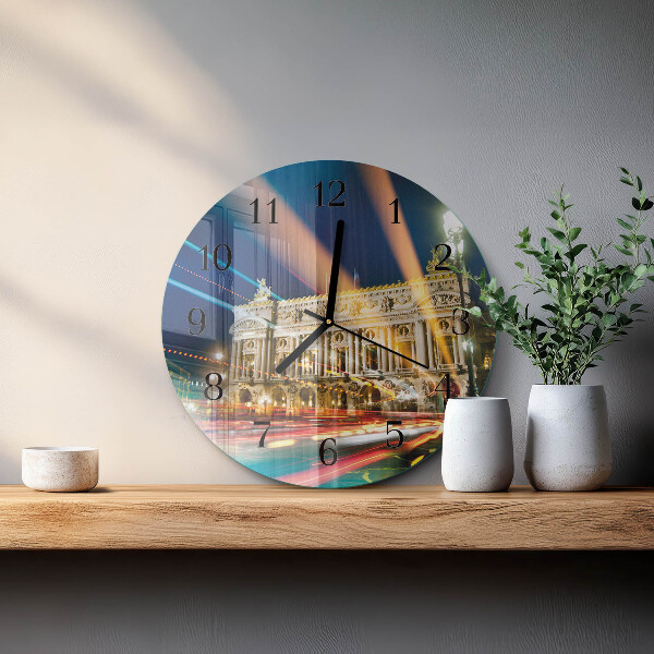 Round wall clock Light