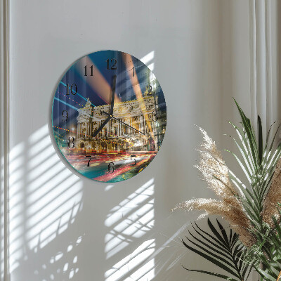 Round wall clock Light