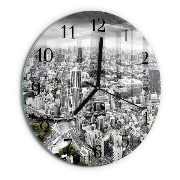 Round wall clock City
