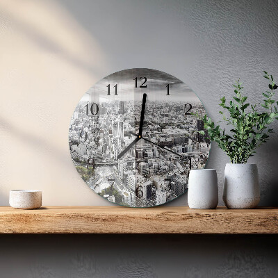 Round wall clock City