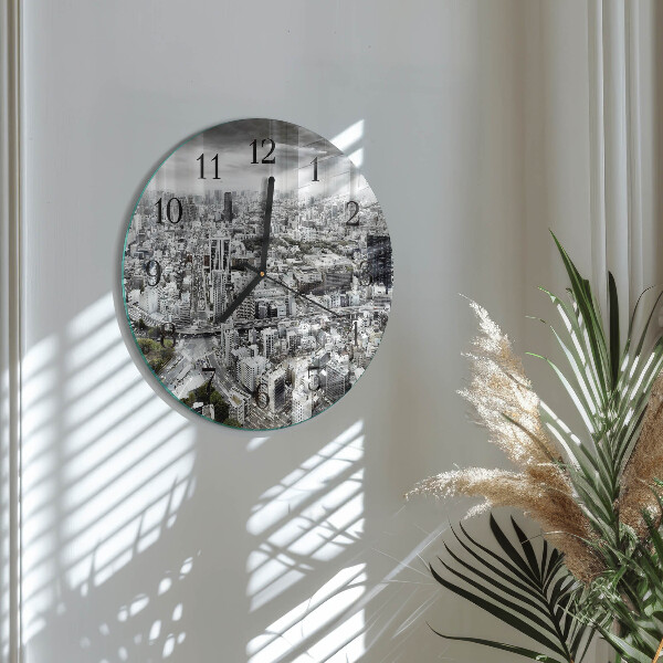 Round wall clock City