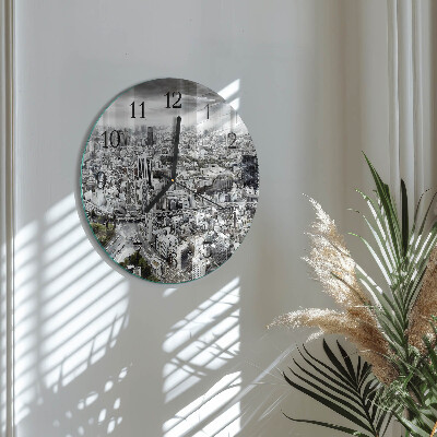 Round wall clock City