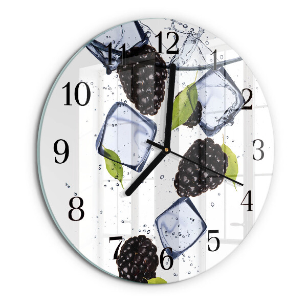 Round wall clock Blackberries