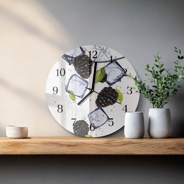 Round wall clock Blackberries