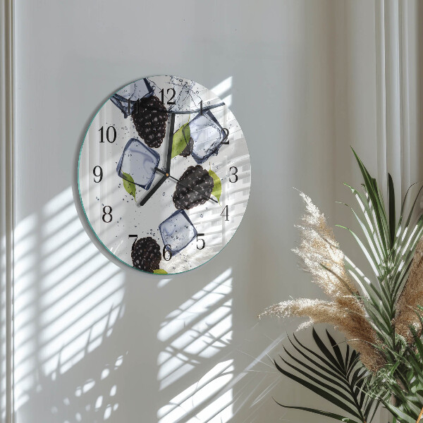 Round wall clock Blackberries