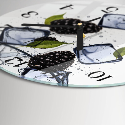 Round wall clock Blackberries