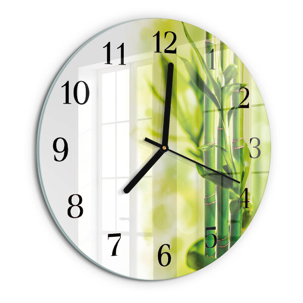 Round wall clock Bamboo