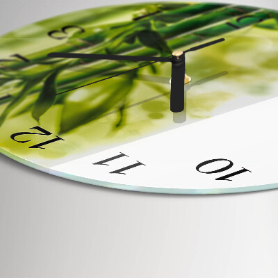 Round wall clock Bamboo
