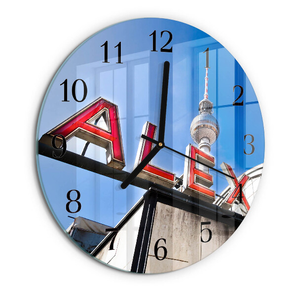 Round wall clock Alexander Square