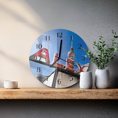 Round wall clock Alexander Square