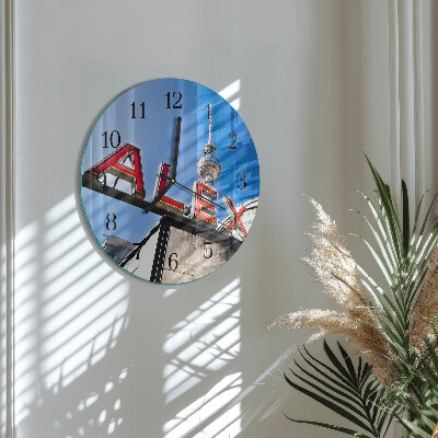 Round wall clock Alexander Square