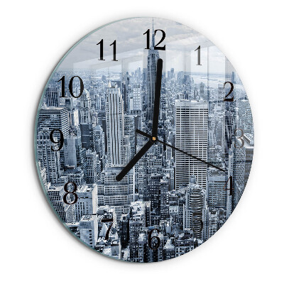 Round wall clock City
