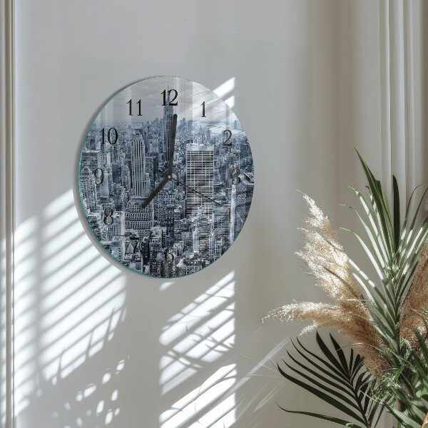 Round wall clock City