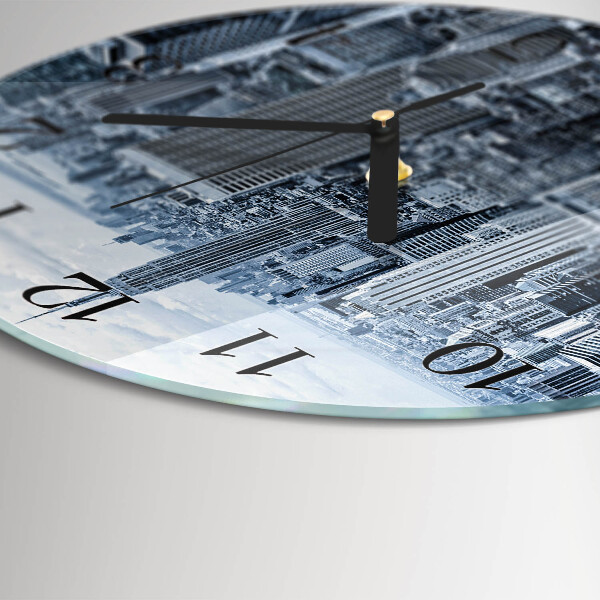 Round wall clock City