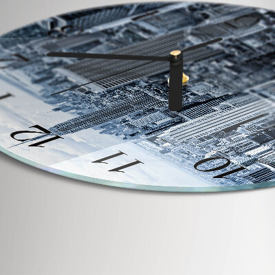 Round wall clock City