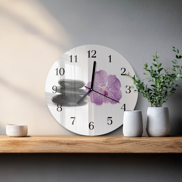 Round wall clock Stones