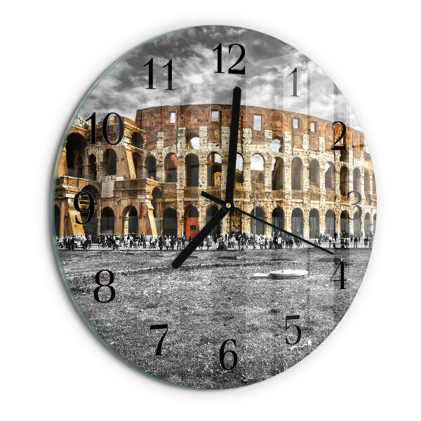 Round wall clock Colosseum