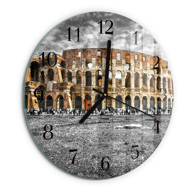 Round wall clock Colosseum