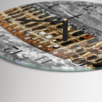 Round wall clock Colosseum
