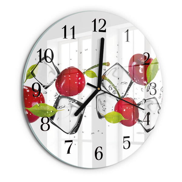 Round wall clock Cherry Ice Cream