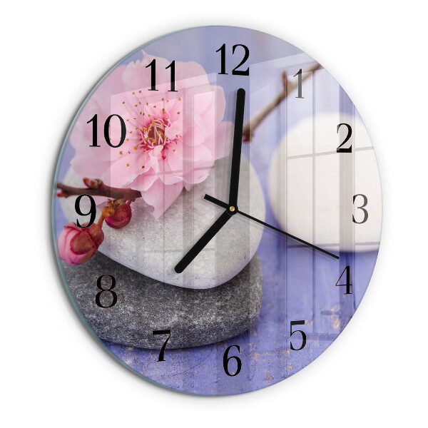 Round wall clock Stones